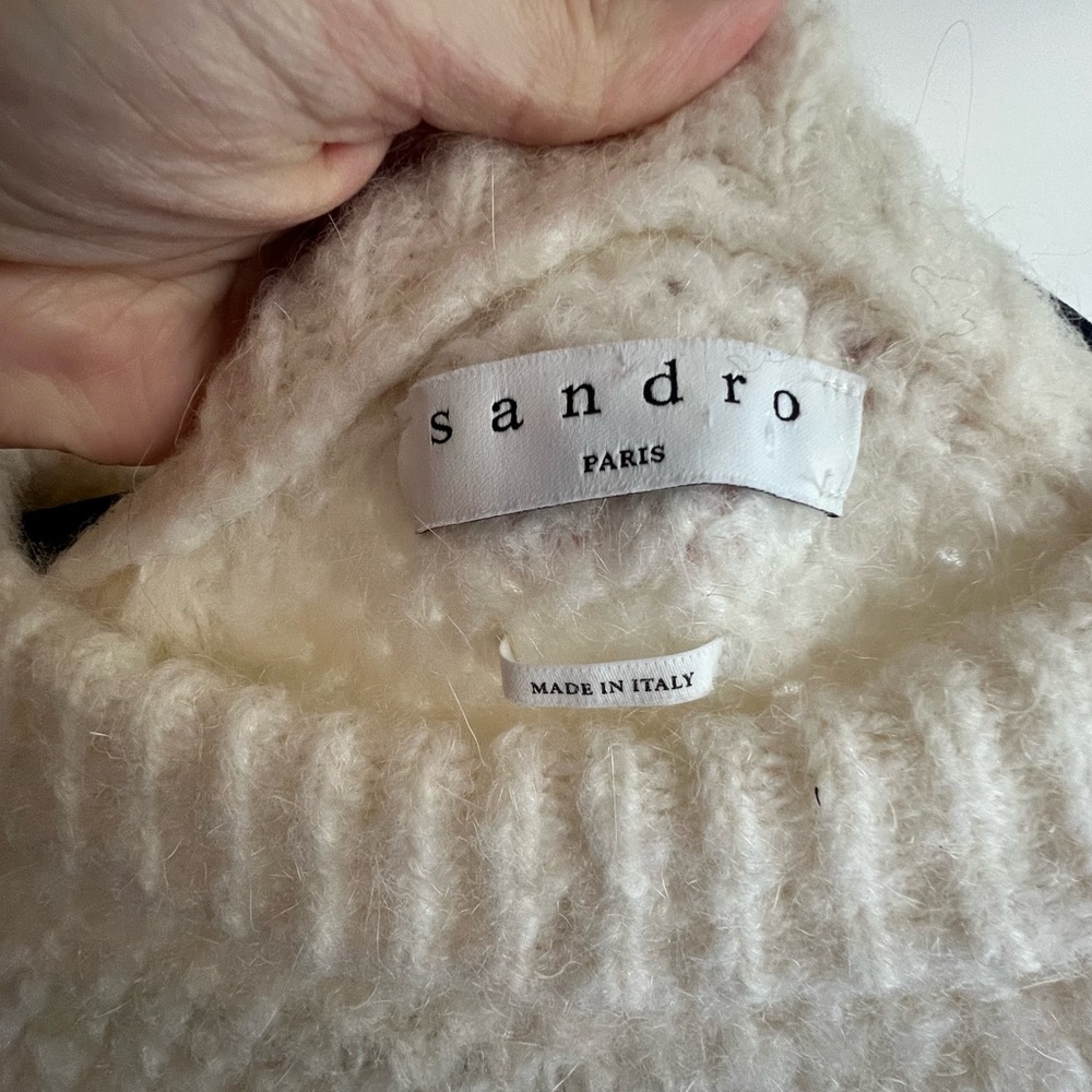 Sandro Chunky Mohair Sweater